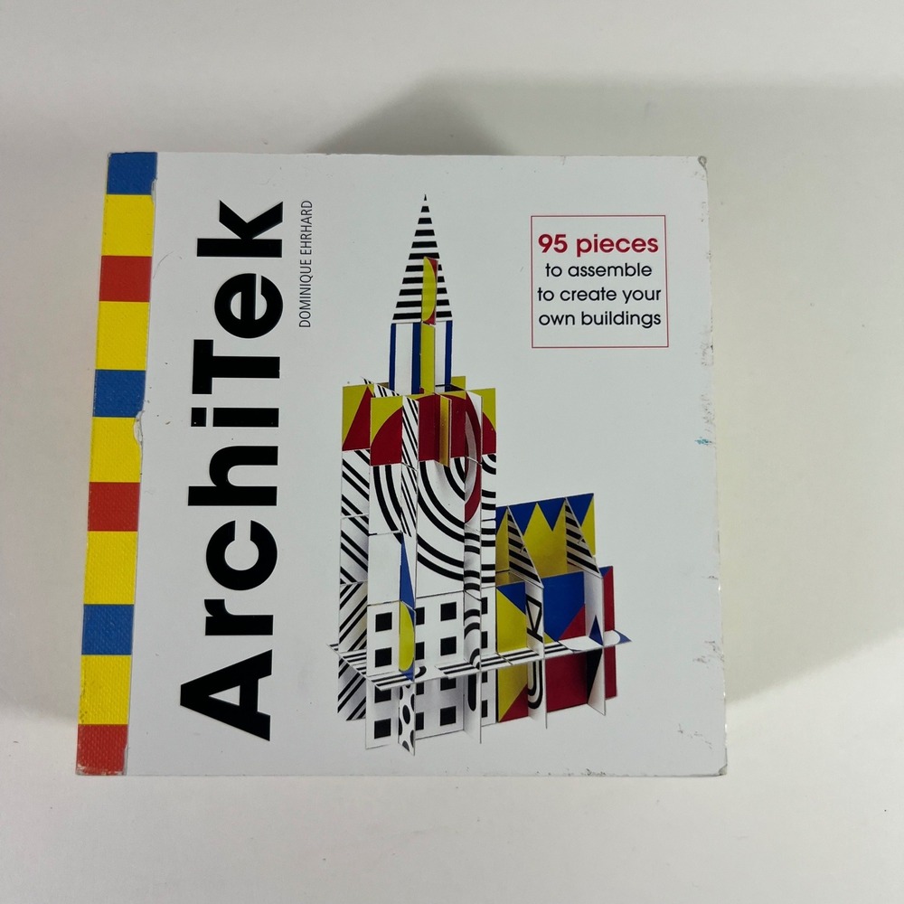 ArchiTek‎ Dominique Ehrhard Architectural Construction Game 95 Pieces 20 Models